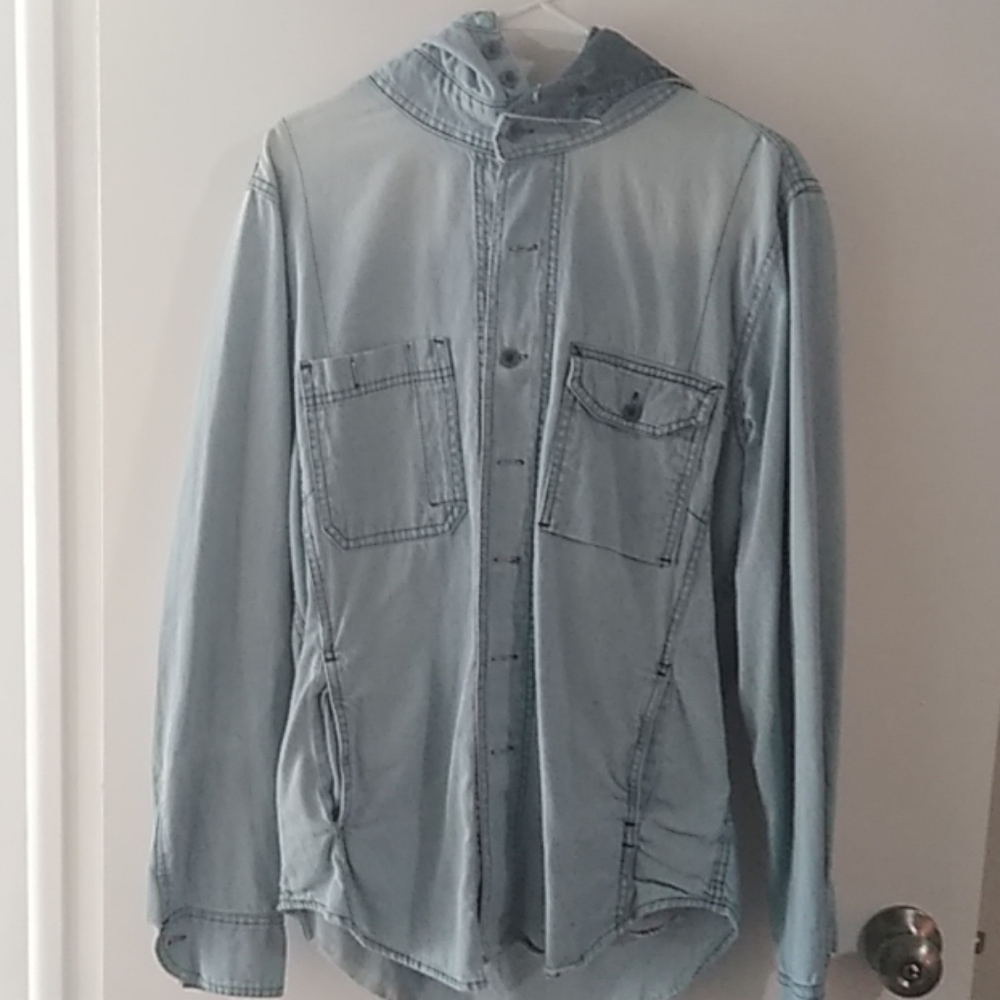 Hooded Denim Jacket